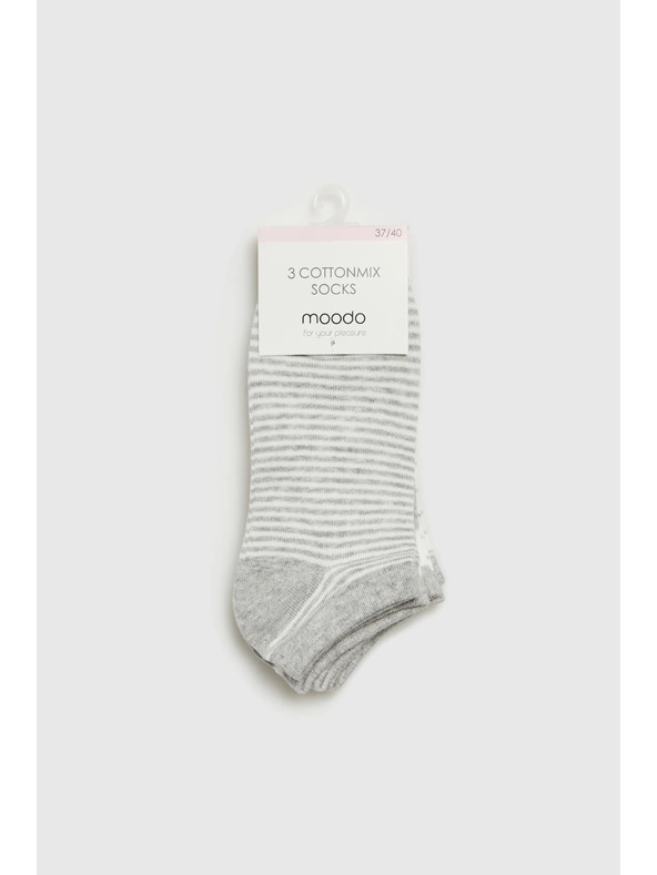 Moodo Светлосиви дамски чорапи