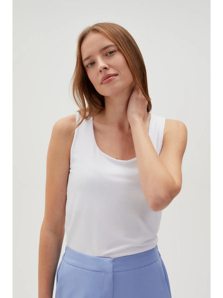 Moodo Бял дамски топ