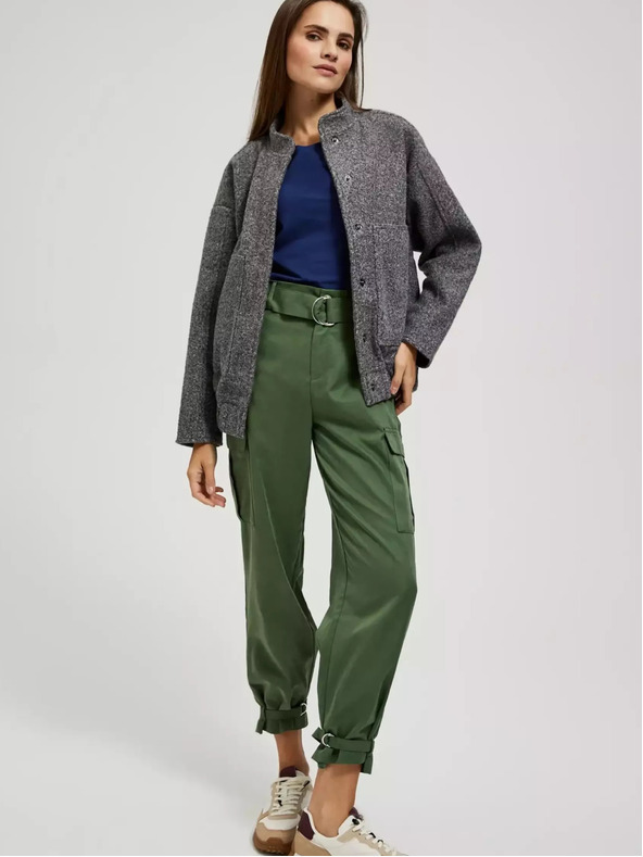 Moodo Сив melanže бомбър