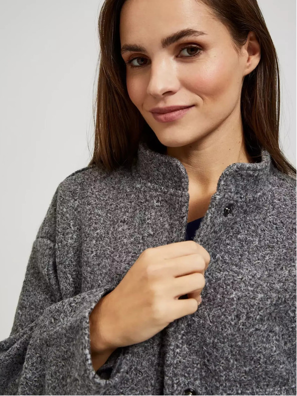 Moodo Сив melanže бомбър