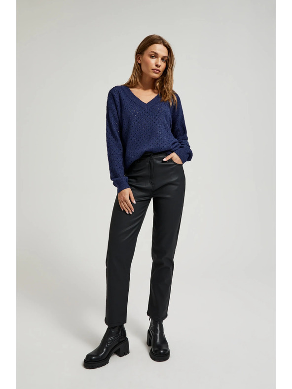 Moodo Черни дамски панталони