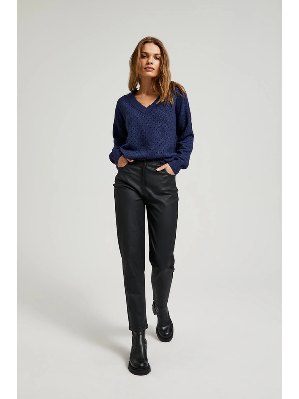 Moodo Черни дамски панталони