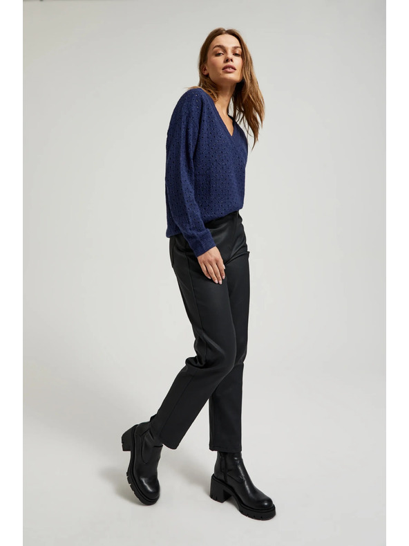 Moodo Черни дамски панталони