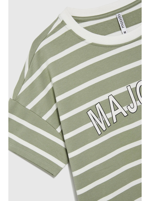 Moodo Маслинени райета тениска