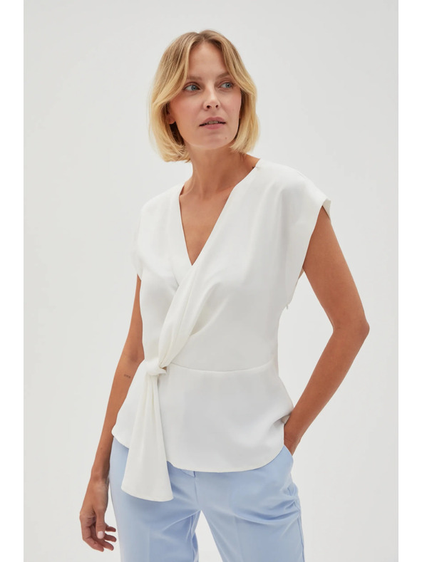 Moodo Бяла дамска риза