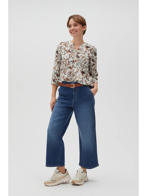 Moodo Бежова дамска риза