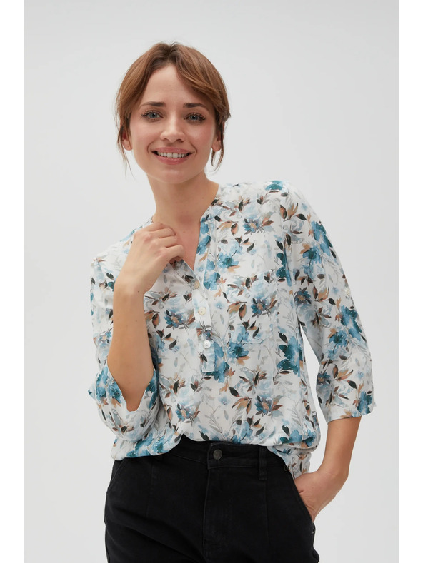 Moodo Свежозелена дамска риза