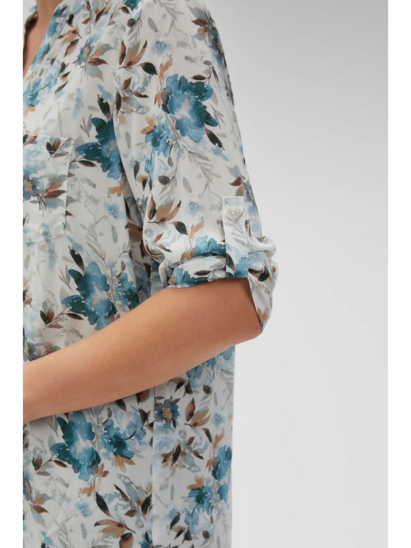 Moodo Свежозелена дамска риза