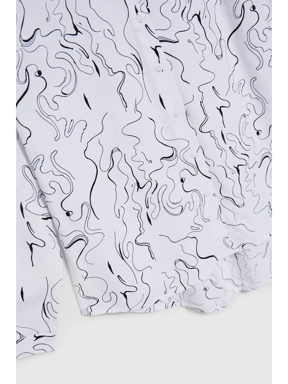 Moodo Бяла дамска риза