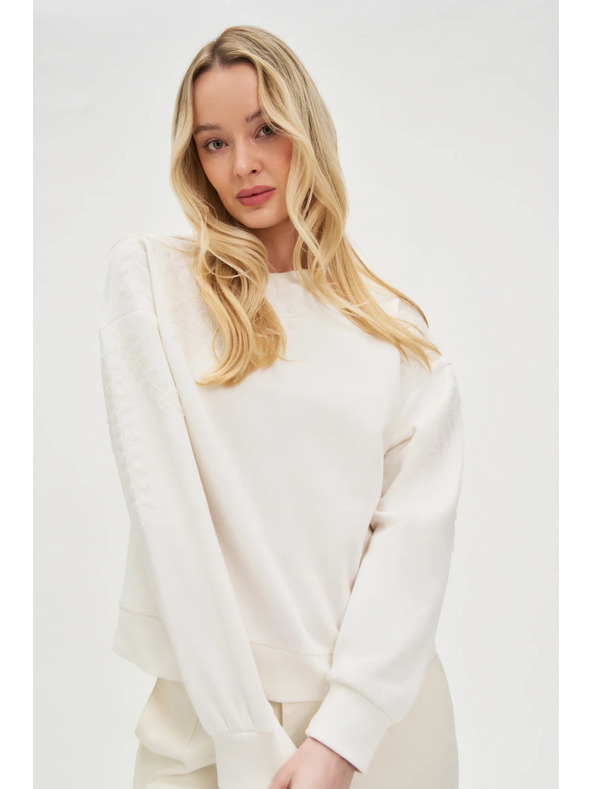 Moodo Бял дамски суитшърт