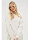 Moodo Бял дамски суитшърт