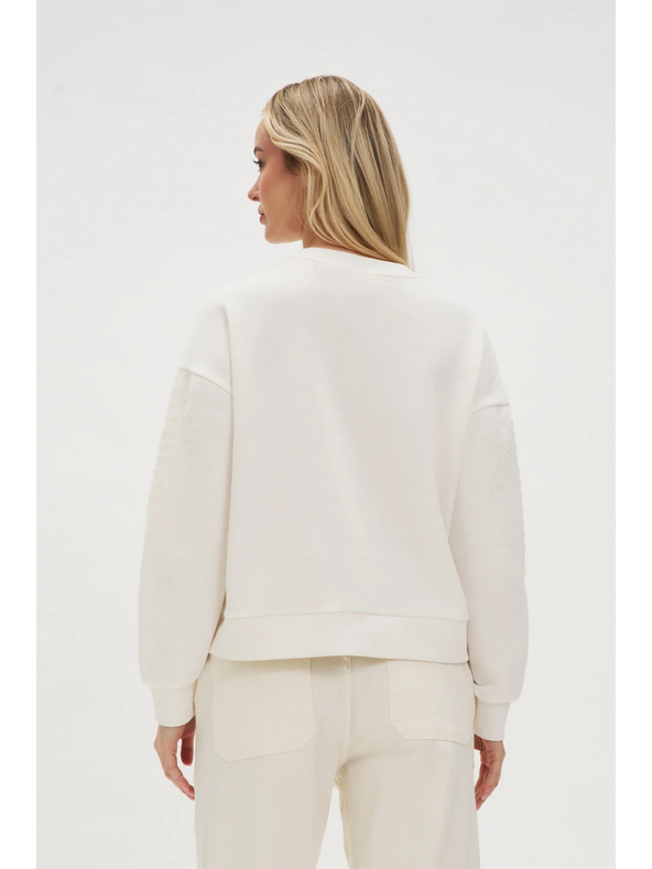 Moodo Бял дамски суитшърт