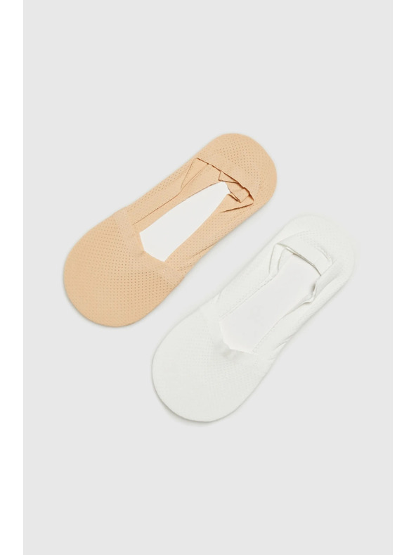 Moodo Бели дамски чорапи