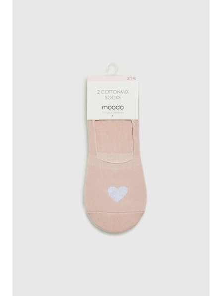 Moodo Светлобежови дамски чорапи