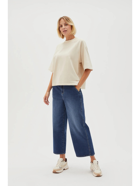 Moodo Бежова дамска тениска