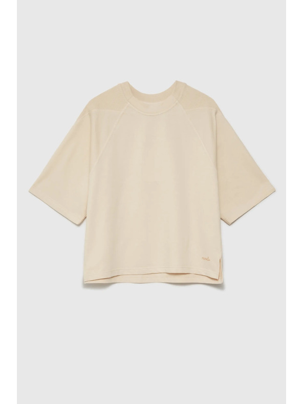 Moodo Бежова дамска тениска