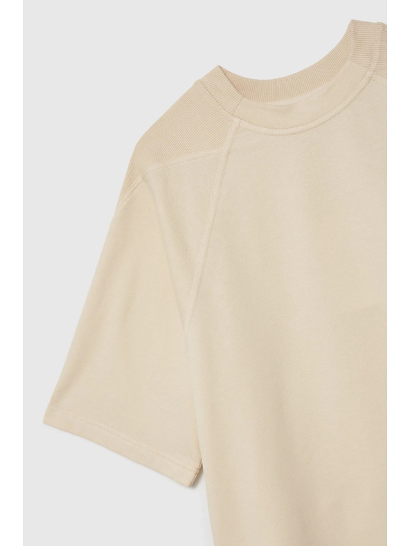 Moodo Бежова дамска тениска