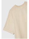 Moodo Бежова дамска тениска