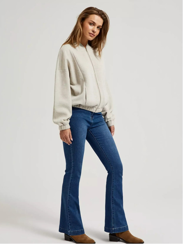 Moodo Бежово късо яке