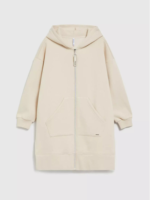 Moodo Бежово дълго яке