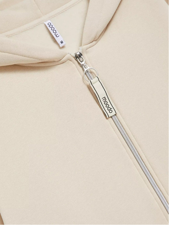 Moodo Бежово дълго яке