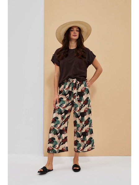 Moodo Светло бежова дамска шапка