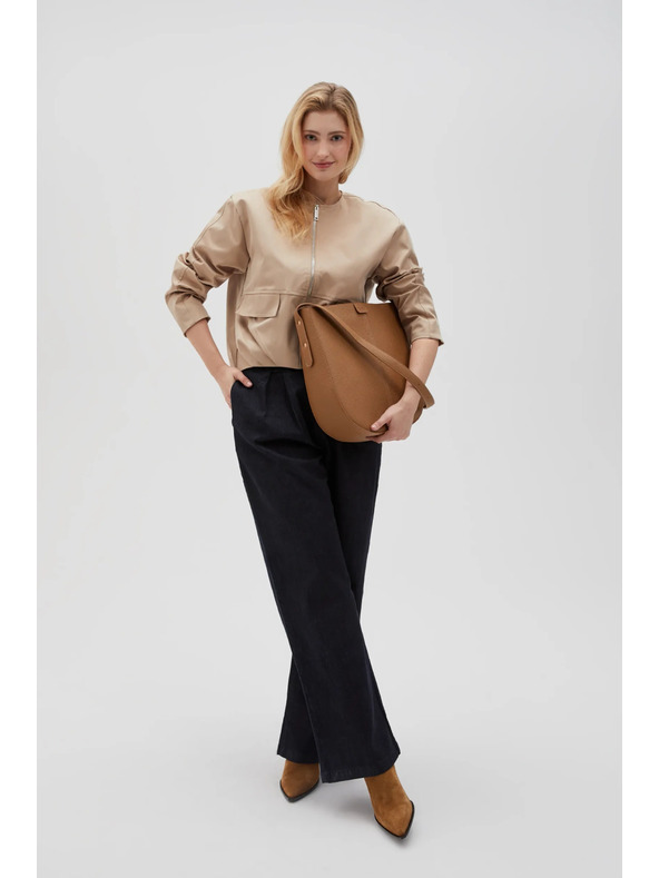 Moodo Бежова дамска чанта