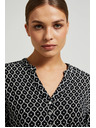 Moodo Черно-бяла дамска риза