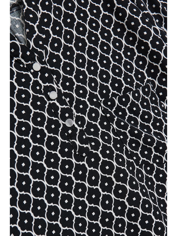 Moodo Черно-бяла дамска риза