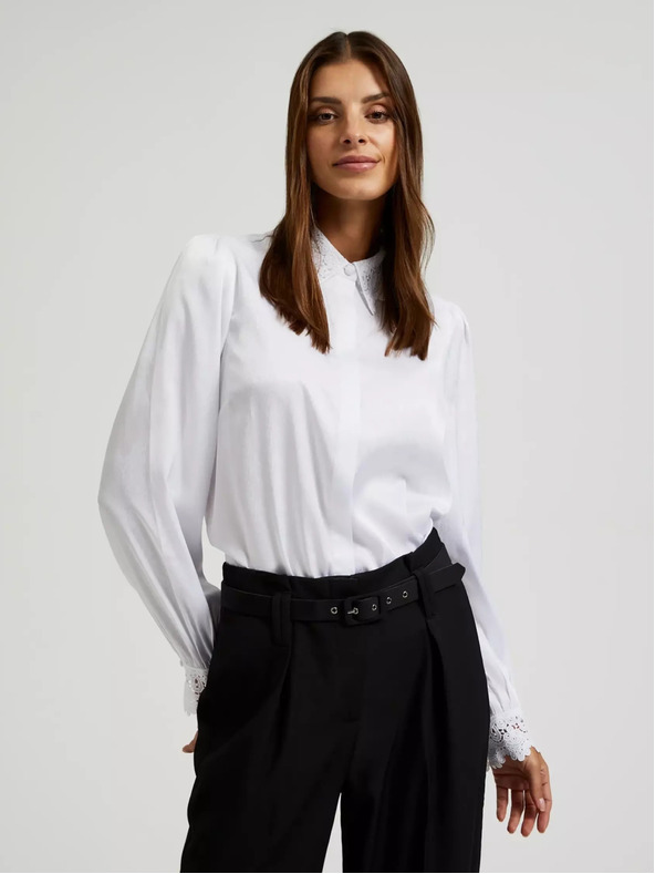 Moodo Бяла дамска риза