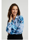 Moodo Тъмносиня дамска риза