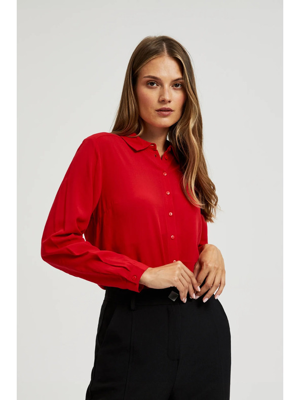 Moodo Червена дамска риза