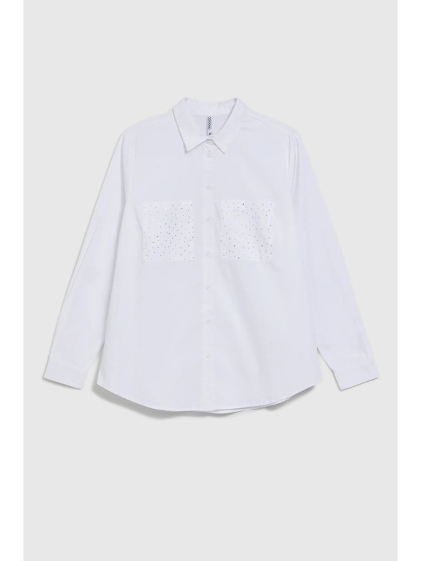 Moodo Бяла дамска риза