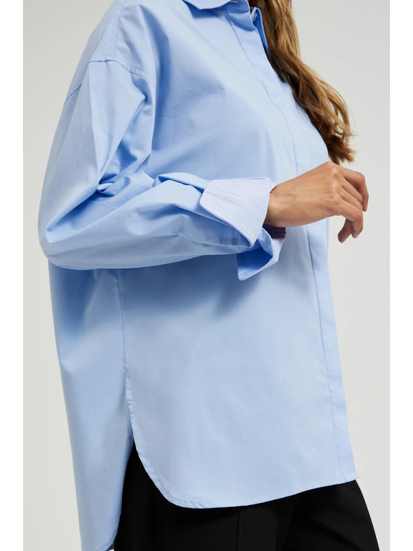 Moodo Синя дамска риза