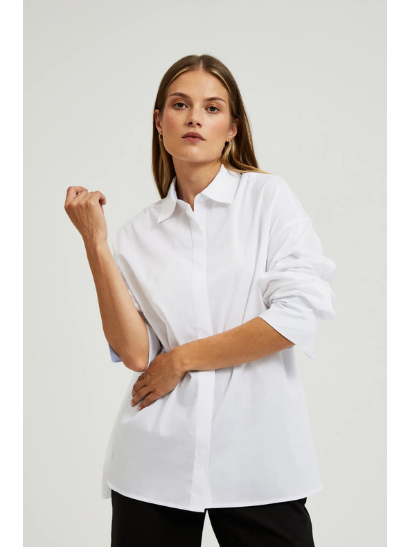 Moodo Бяла дамска риза