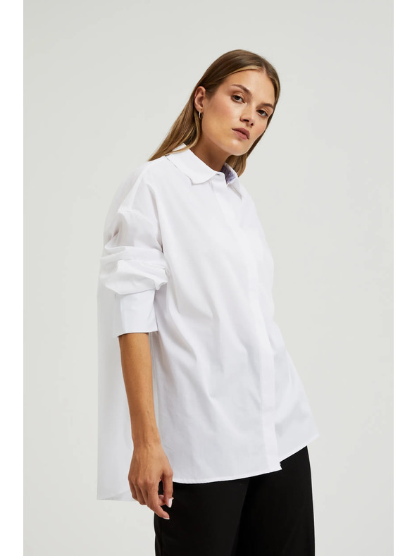 Moodo Бяла дамска риза