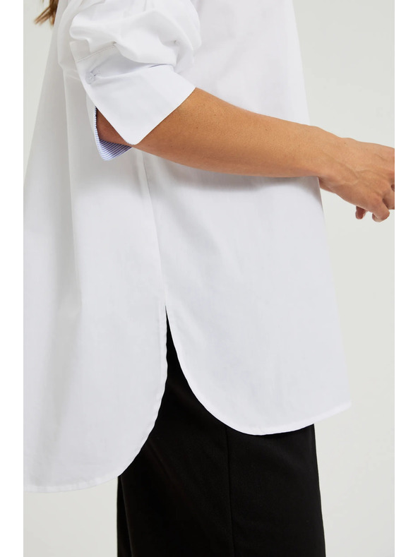 Moodo Бяла дамска риза