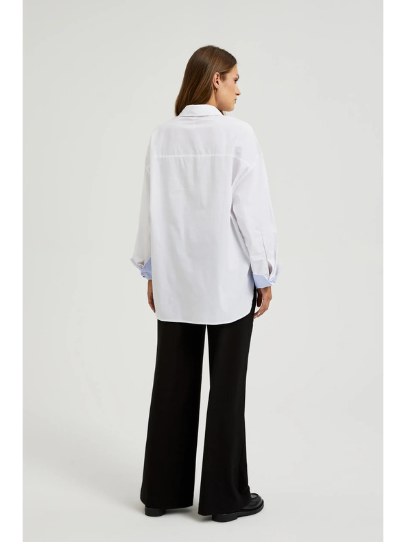 Moodo Бяла дамска риза