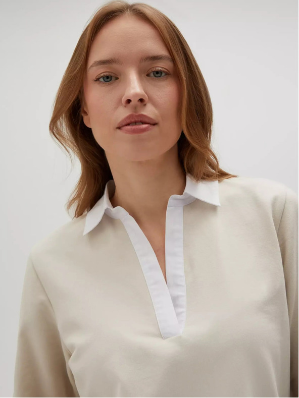 Moodo Бежов дамски суитшърт