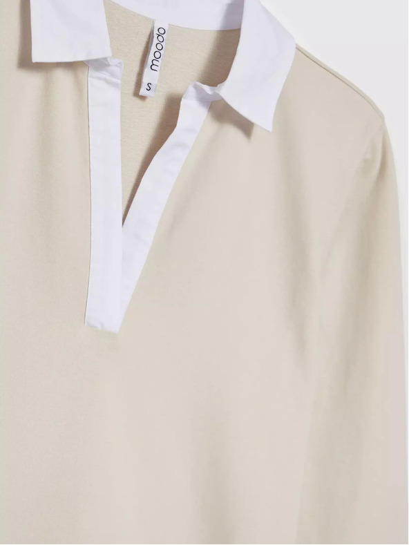 Moodo Бежов дамски суитшърт