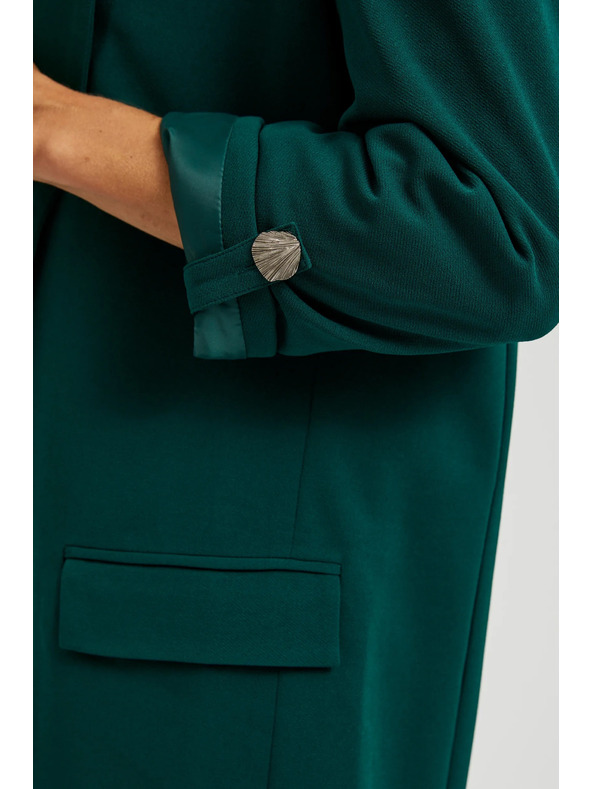 Moodo Тъмнозелено дамско сако