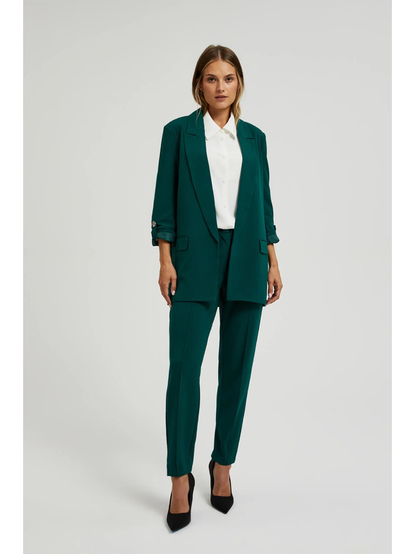 Moodo Тъмнозелено дамско сако