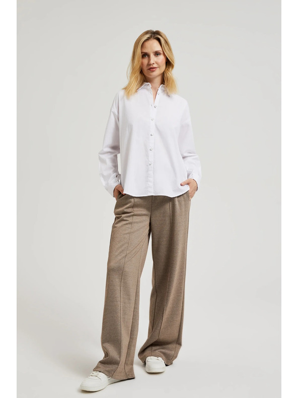 Moodo Бяла дамска риза