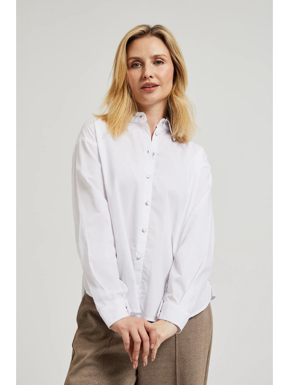 Moodo Бяла дамска риза