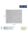 Kela Баня постелка Ladessa 70x50 см памук сребристо-сив KELA