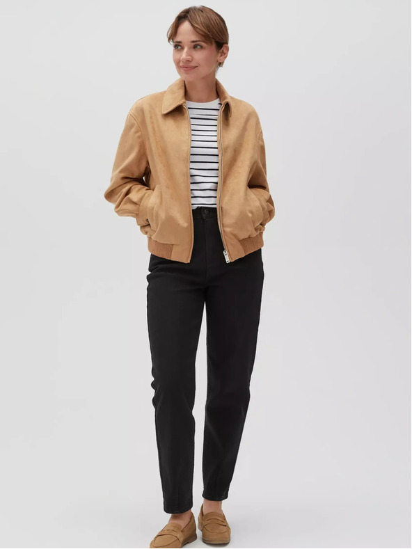 Moodo Бежово дамско яке