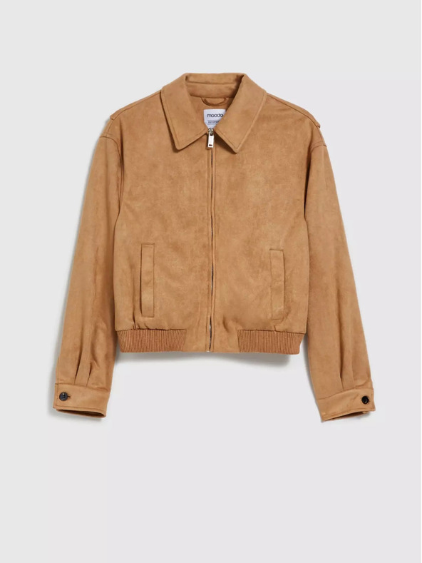 Moodo Бежово дамско яке