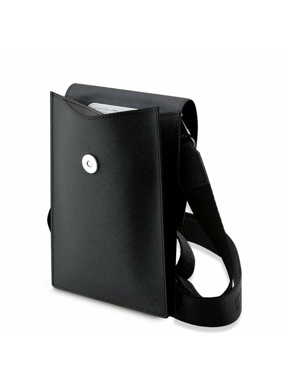 Karl Lagerfeld Karl Lagerfeld Saffiano Metal Logo NFT Калъф за телефон Черен