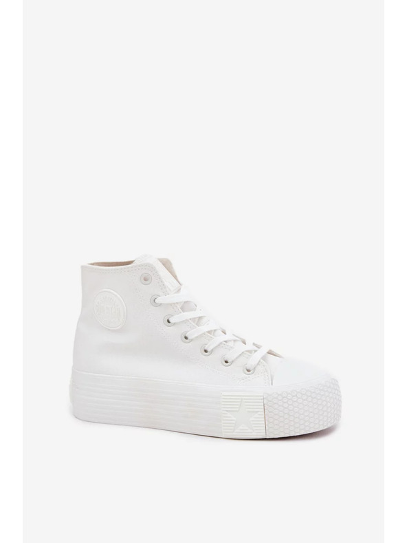 BIG STAR SHOES Дамски платнени маратонки на платформа Big Star