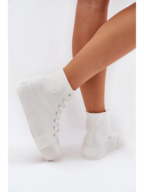 BIG STAR SHOES Дамски платнени маратонки на платформа Big Star